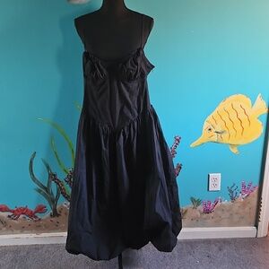 Women’s Black Midi Sundress